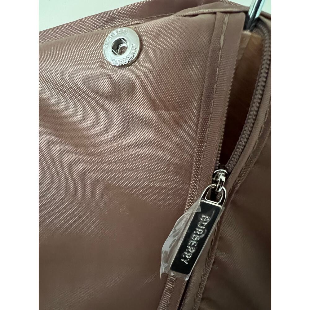 NWOT $1439 BURBERRY Quilted Country Jacket Cropped Long-Sleeve Zip Snap Neutral - Picture 11 of 14